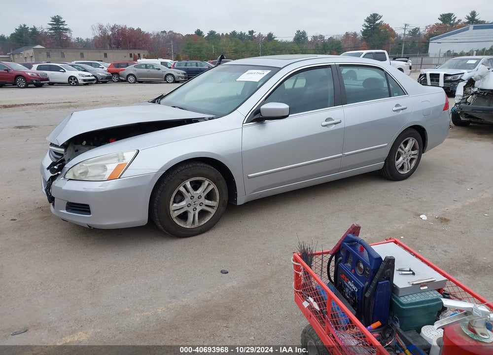 2007 HONDA ACCORD 2.4 EX VIN: 1HGCM56887A175792