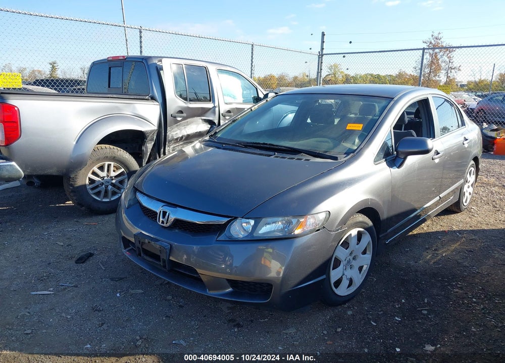 2011 HONDA CIVIC LX VIN: 19XFA1F55BE021789