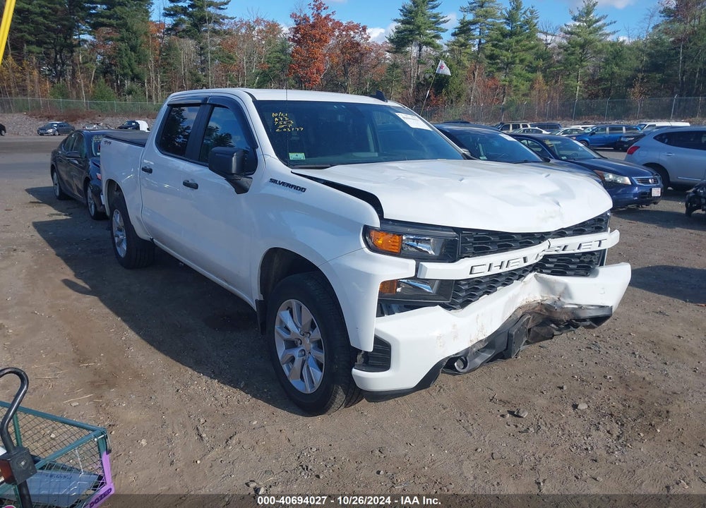 2022 CHEVROLET SILVERADO 1500 LTD 4WD SHORT BED CUSTOM VIN: 3GCPYBEK1NG157553