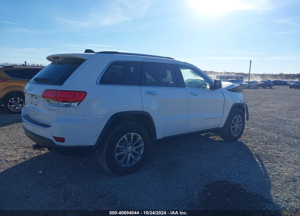2014 JEEP GRAND CHEROKEE LIMITED VIN: 1C4RJFBGXEC346046