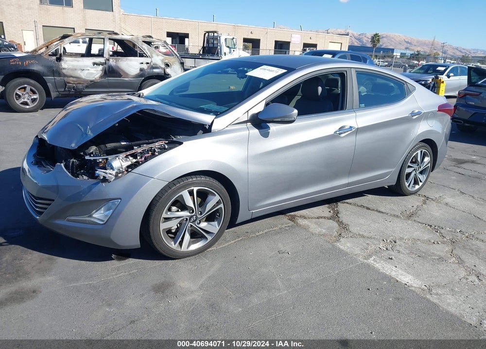 2014 HYUNDAI ELANTRA LIMITED VIN: KMHDH4AE7EU072322