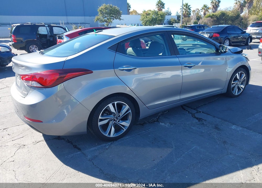 2014 HYUNDAI ELANTRA LIMITED VIN: KMHDH4AE7EU072322