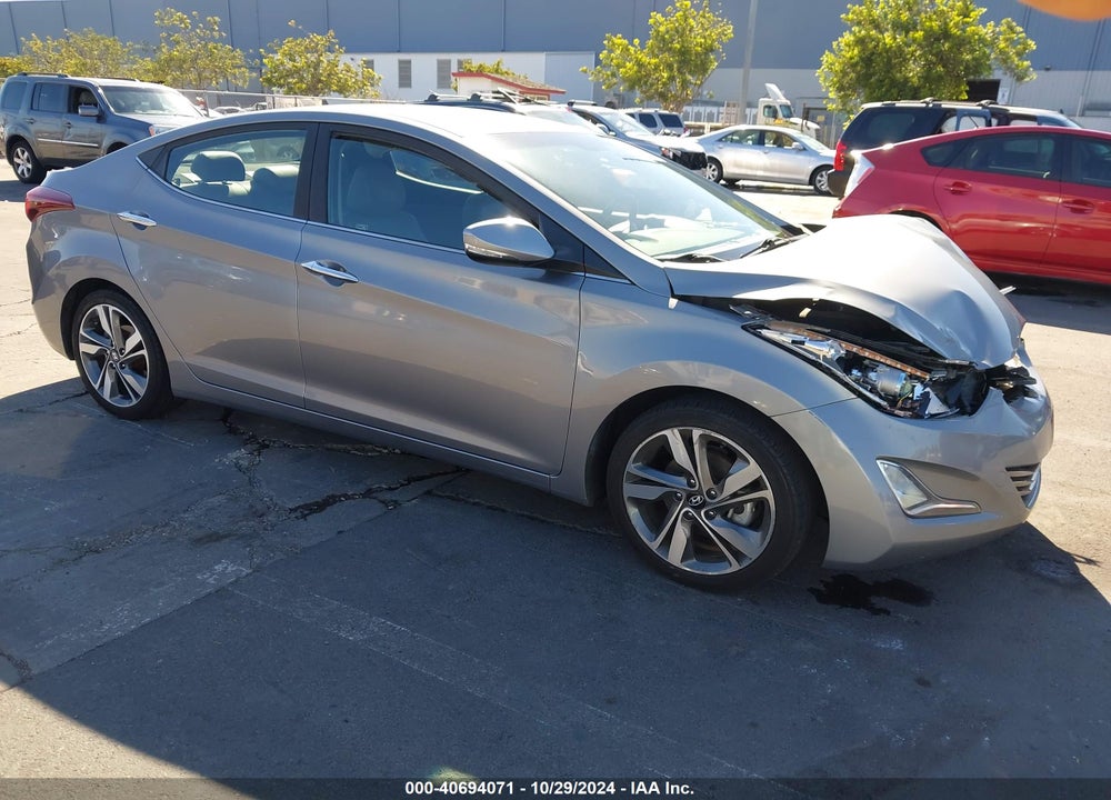 2014 HYUNDAI ELANTRA LIMITED VIN: KMHDH4AE7EU072322