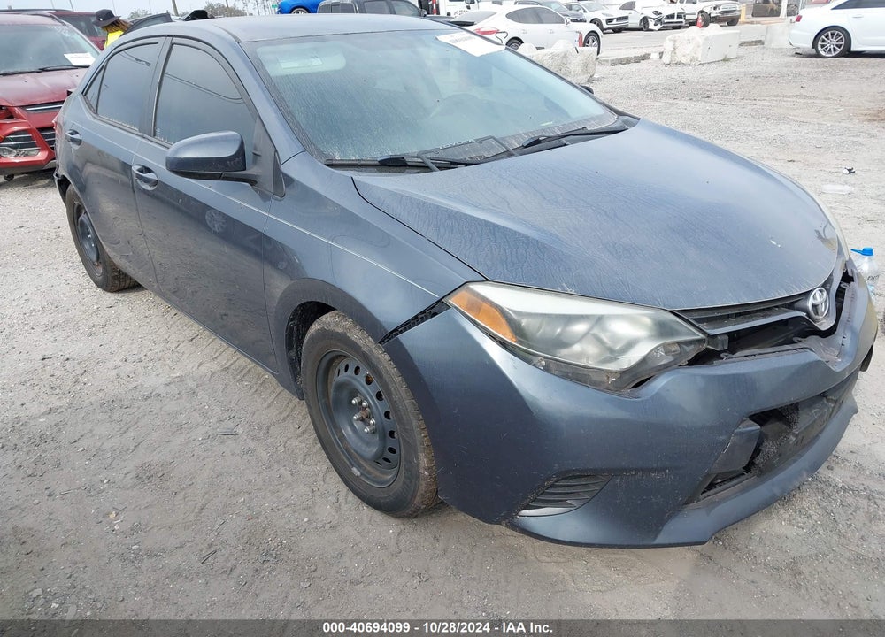 2016 TOYOTA COROLLA LE VIN: 2T1BURHE1GC723678
