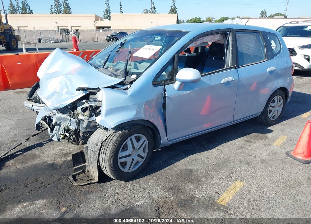 2008 HONDA FIT VIN: JHMGD38498S046274