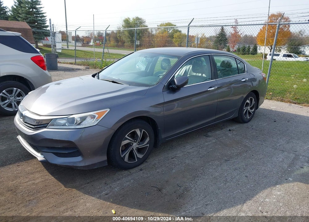 2016 HONDA ACCORD LX VIN: 1HGCR2F33GA100132