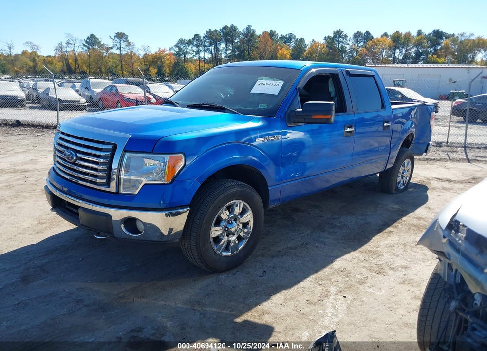 2011 FORD F150 SUPERCREW VIN: 1FTFW1EFXBFC12092
