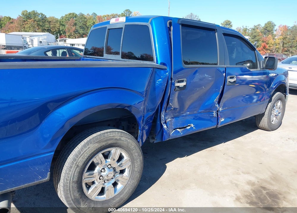 2011 FORD F150 SUPERCREW VIN: 1FTFW1EFXBFC12092