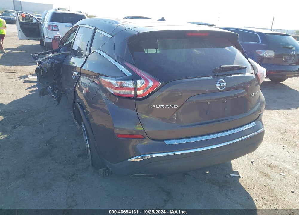 2015 NISSAN MURANO SL VIN: 5N1AZ2MH2FN287841