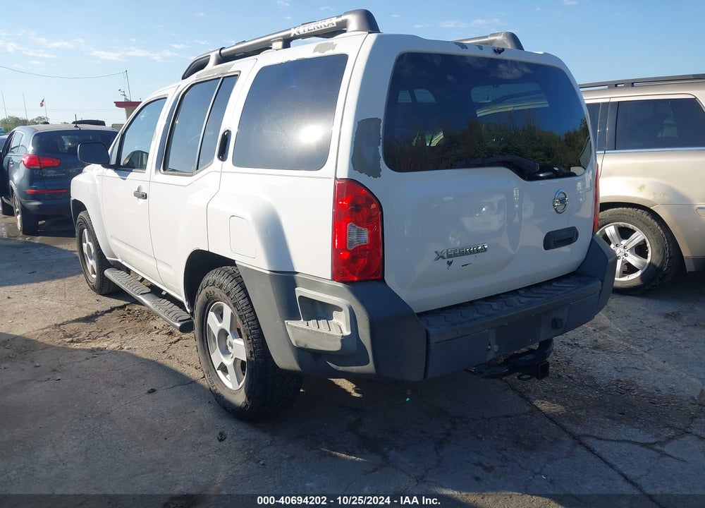 2007 NISSAN XTERRA S VIN: 5N1AN08U27C508147