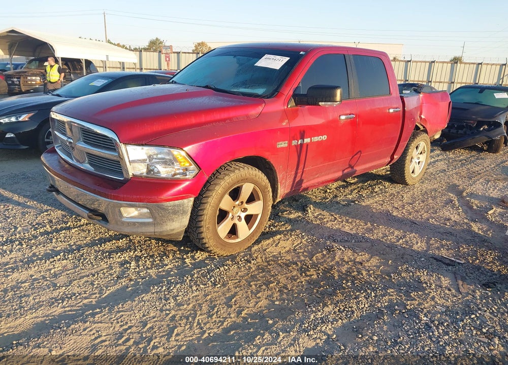 2012 RAM 1500 SLT VIN: 1C6RD6LT1CS113489