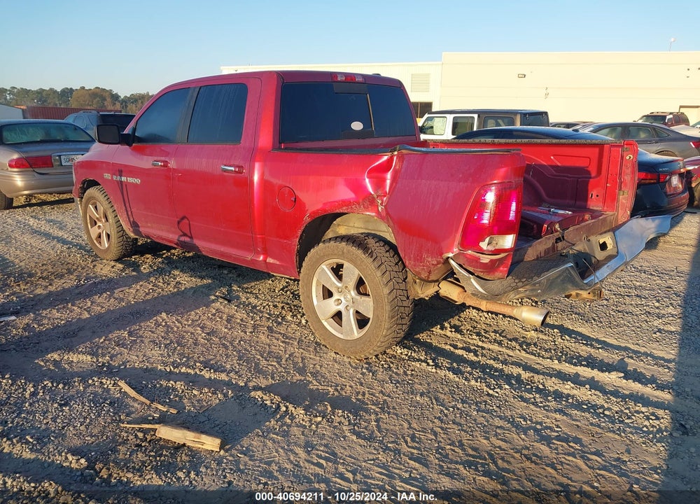2012 RAM 1500 SLT VIN: 1C6RD6LT1CS113489