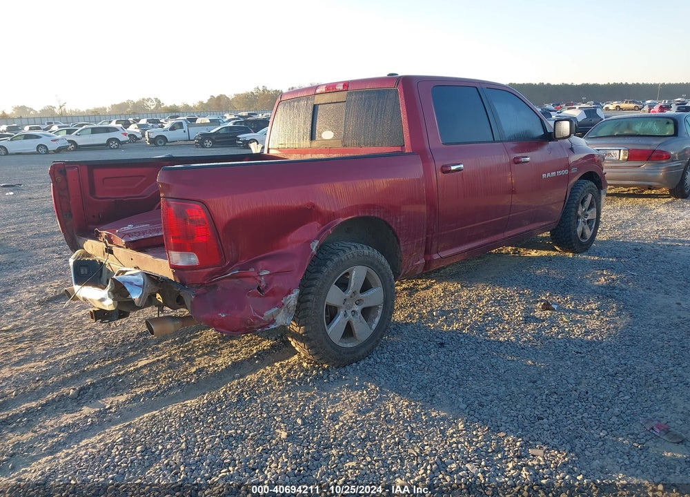 2012 RAM 1500 SLT VIN: 1C6RD6LT1CS113489
