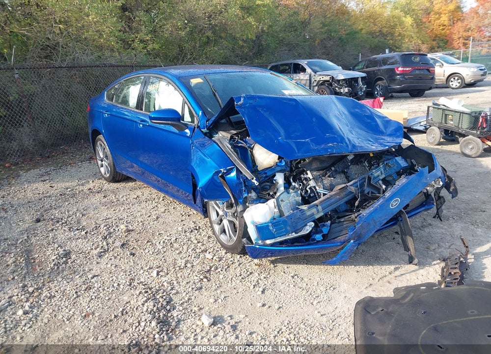 2017 FORD FUSION S VIN: 3FA6P0G7XHR241168