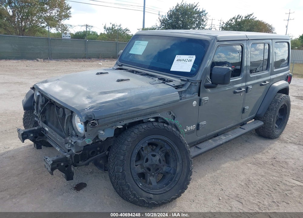 2019 JEEP WRANGLER UNLIMITED SPORT S 4X4 VIN: 1C4HJXDG3KW565617