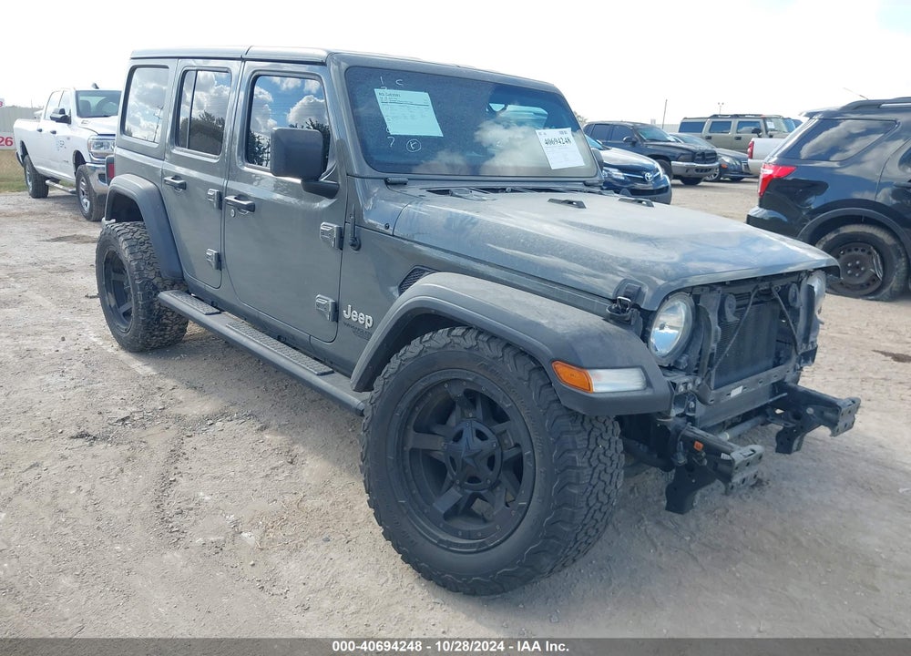 2019 JEEP WRANGLER UNLIMITED SPORT S 4X4 VIN: 1C4HJXDG3KW565617