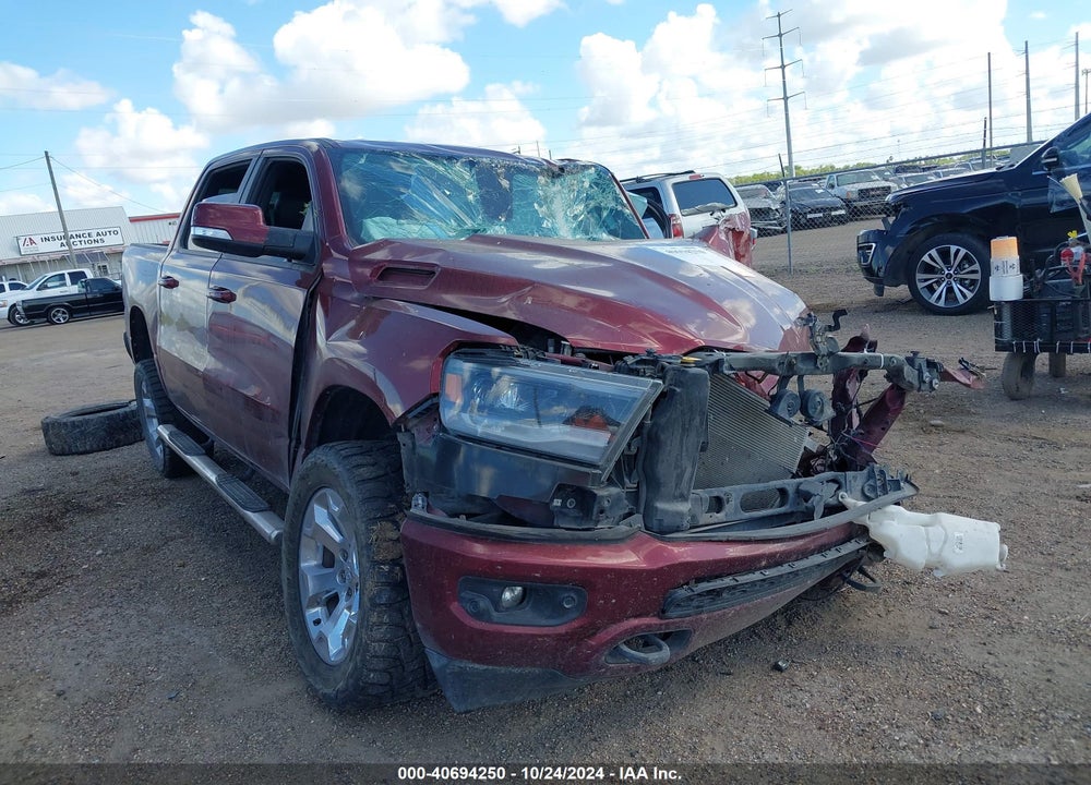 2019 RAM 1500 BIG HORN/LONE STAR 4X4 5'7 BOX VIN: 1C6SRFFT2KN802226