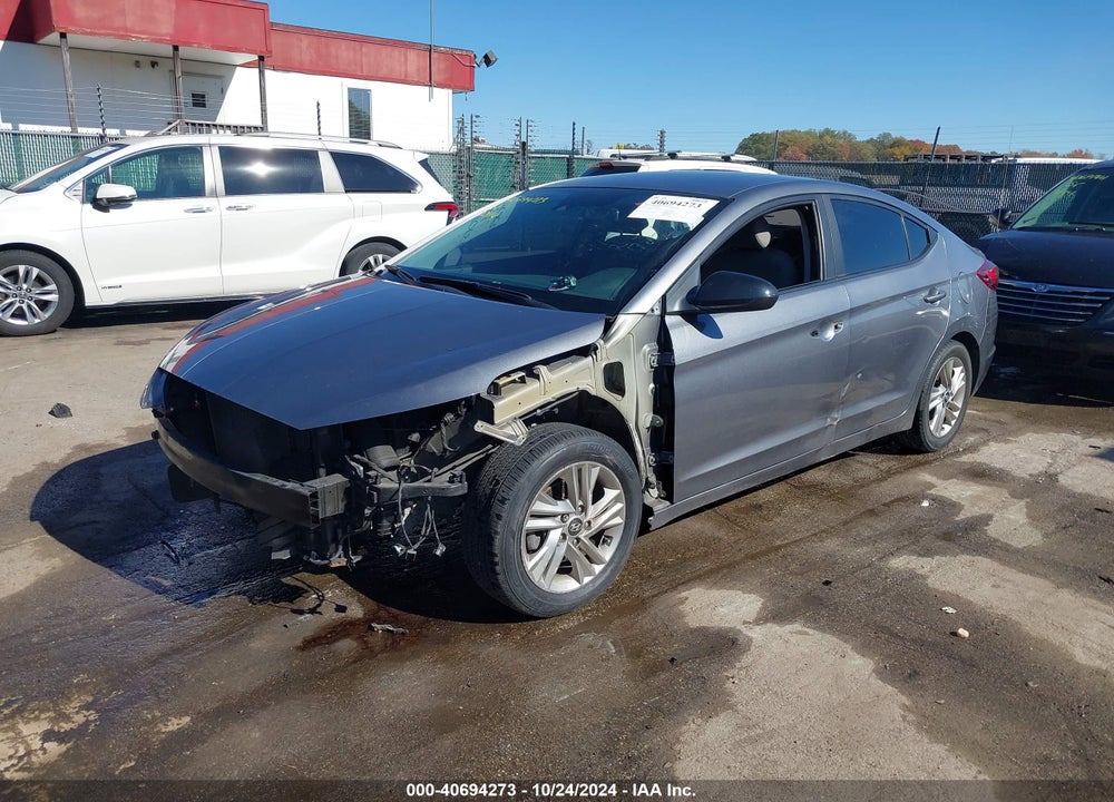 2019 HYUNDAI ELANTRA SEL VIN: KMHD84LF2KU830715