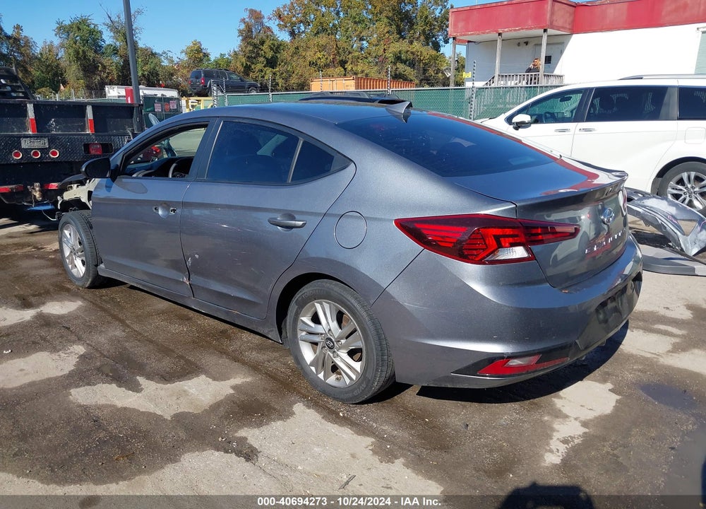 2019 HYUNDAI ELANTRA SEL VIN: KMHD84LF2KU830715
