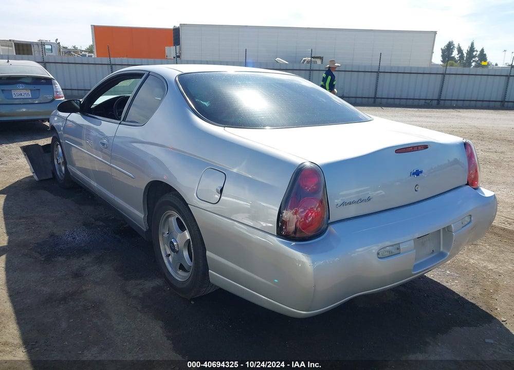 2004 CHEVROLET MONTE CARLO LS VIN: 2G1WW12E949366437
