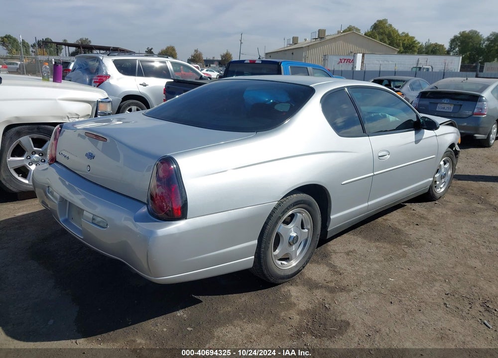 2004 CHEVROLET MONTE CARLO LS VIN: 2G1WW12E949366437