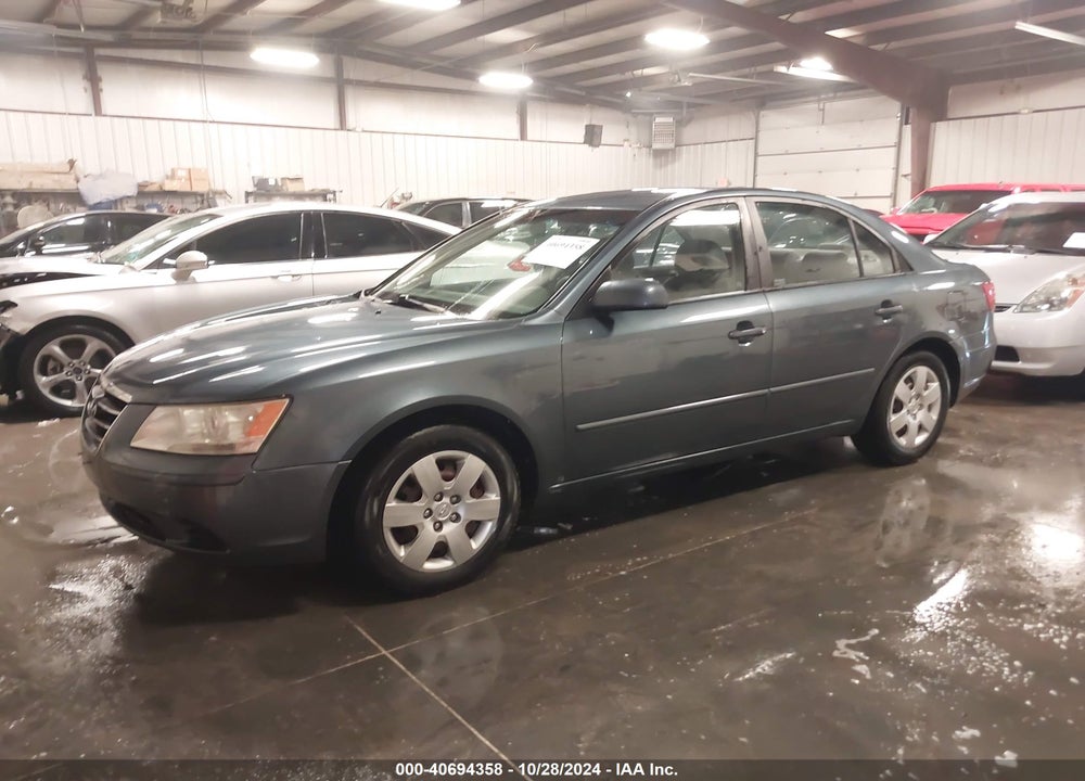 2009 HYUNDAI SONATA GLS VIN: 5NPET46C09H552443