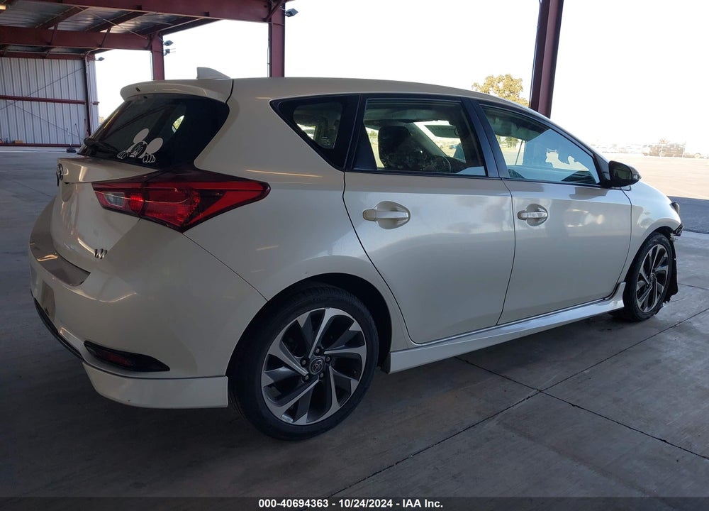 2017 TOYOTA COROLLA IM VIN: JTNKARJE8HJ527855