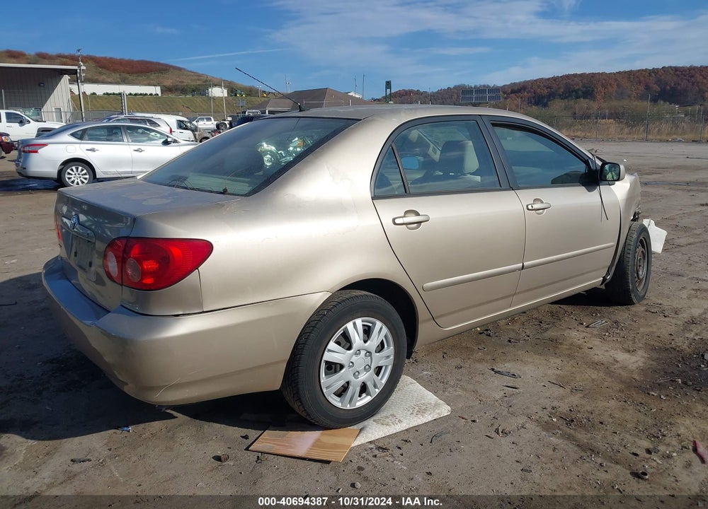 2006 TOYOTA COROLLA LE VIN: 2T1BR32E86C590844