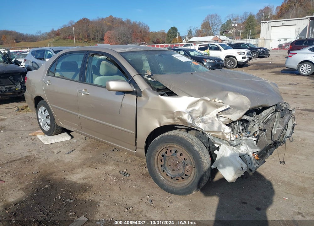 2006 TOYOTA COROLLA LE VIN: 2T1BR32E86C590844