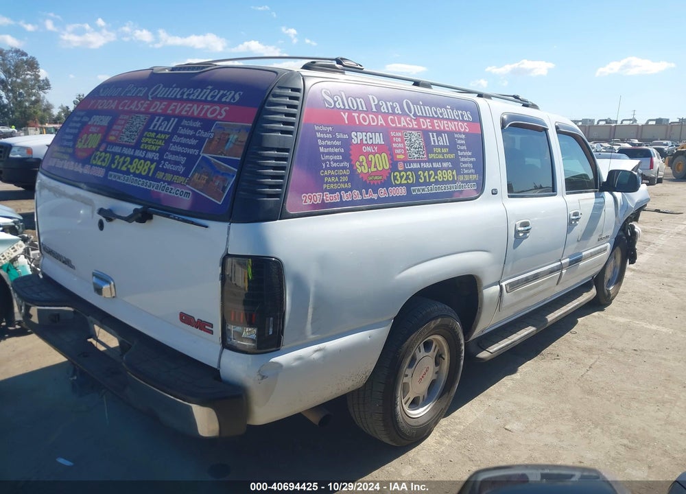 2002 GMC YUKON XL 1500 SLT VIN: 3GKEC16T92G311692