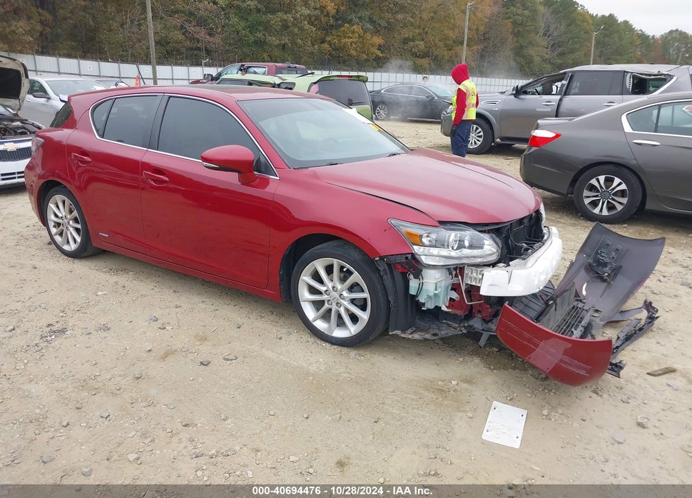 2012 LEXUS CT 200H PREMIUM VIN: JTHKD5BH3C2079989