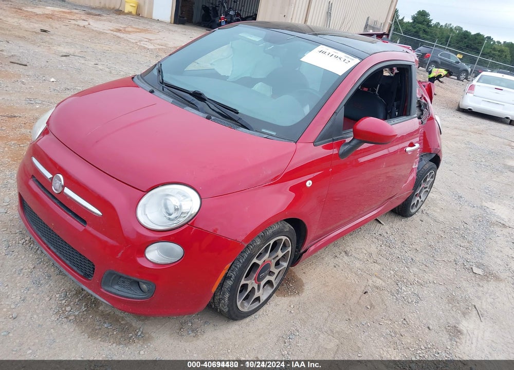 2013 FIAT 500 SPORT VIN: 3C3CFFBR8DT513584