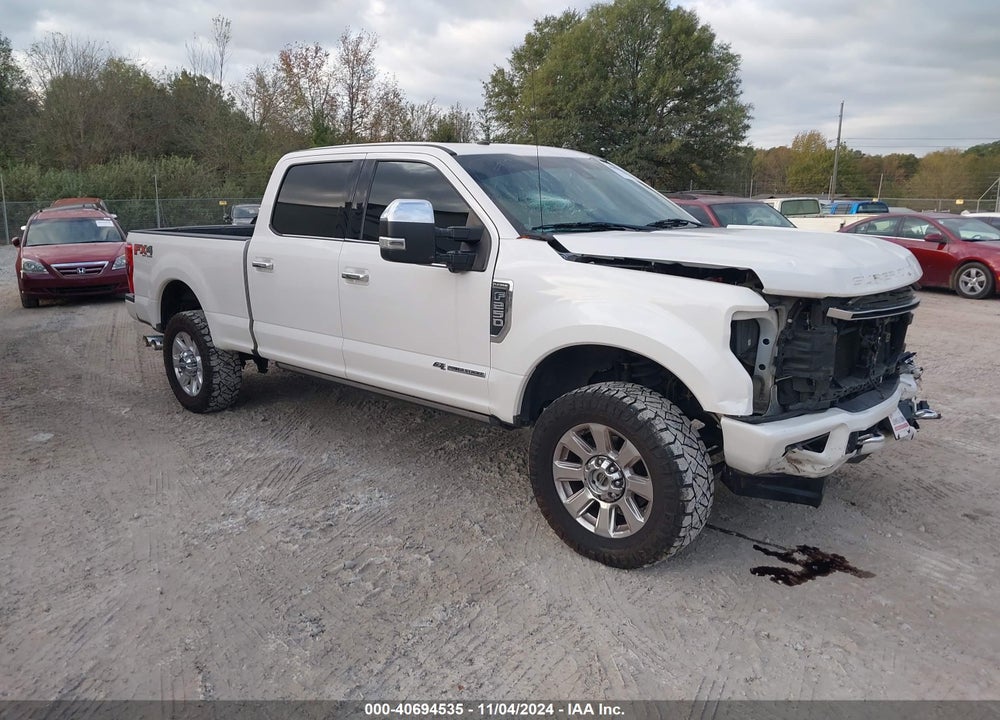 2018 FORD F-250 PLATINUM VIN: 1FT7W2BT2JEB79629