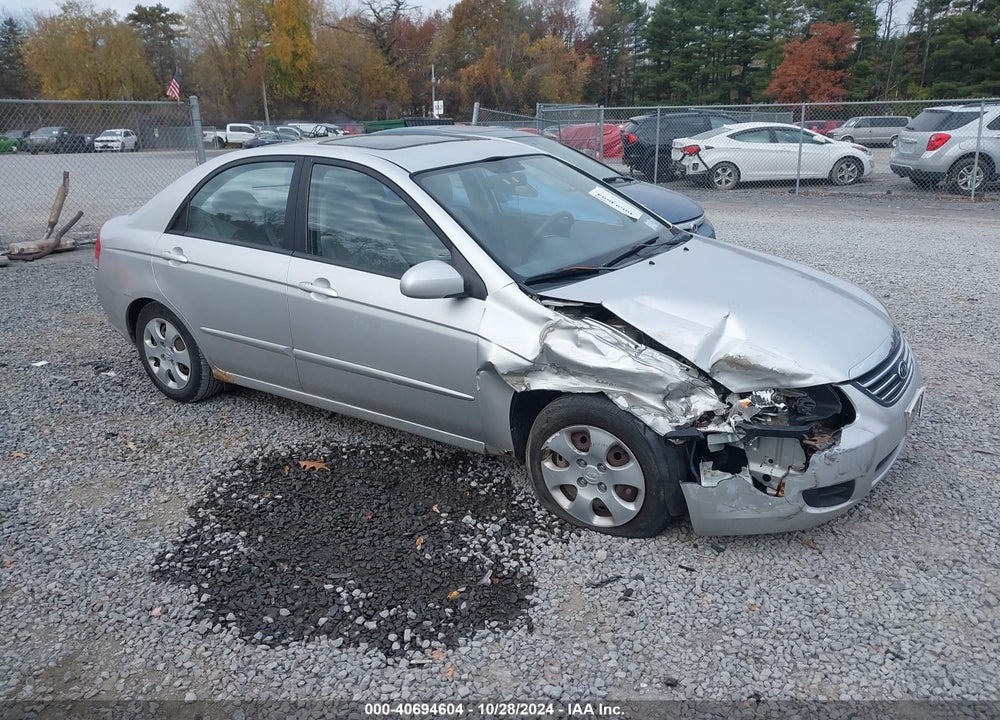 2009 KIA SPECTRA EX VIN: KNAFE222X95660324