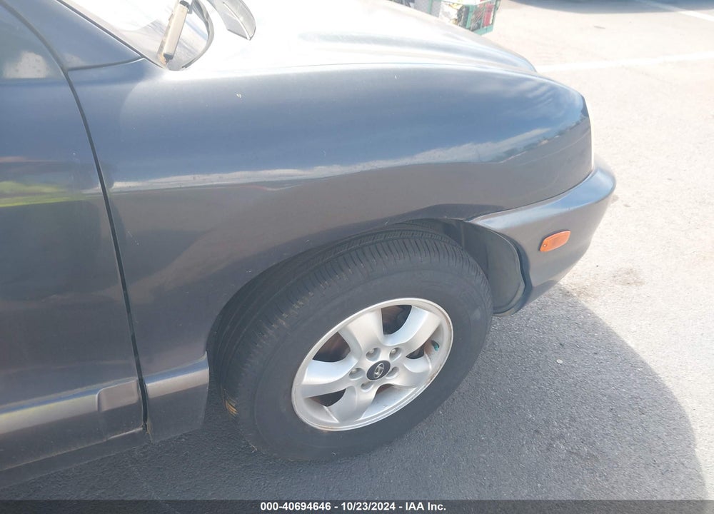 2006 HYUNDAI SANTA FE GLS VIN: KM8SC73D86U107608