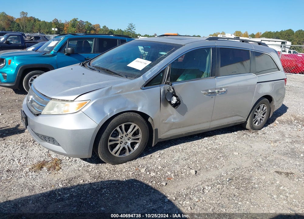2011 HONDA ODYSSEY EX-L VIN: 5FNRL5H68BB066384
