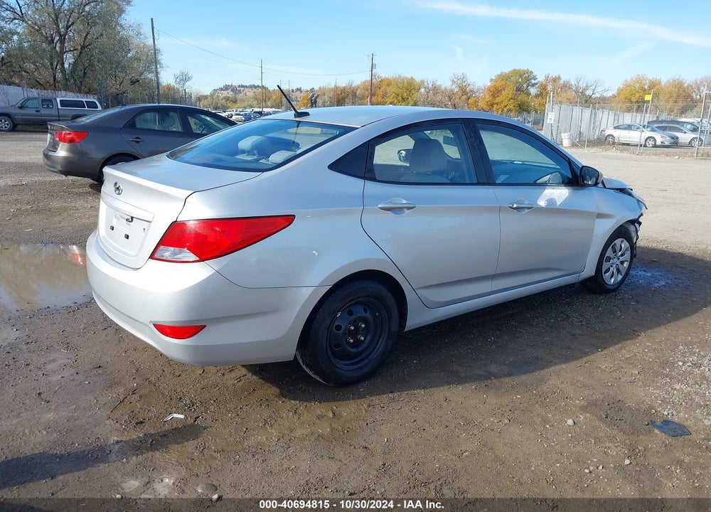 2016 HYUNDAI ACCENT SE VIN: KMHCT4AE8GU036488