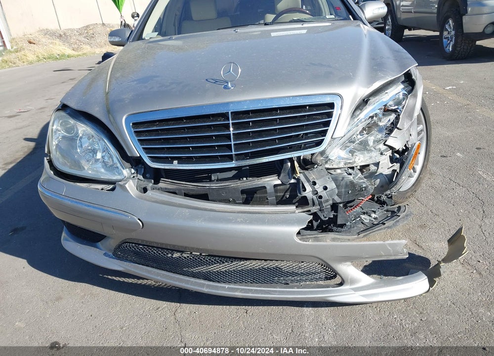 2005 MERCEDES-BENZ S 500 VIN: WDBNG75J25A453080