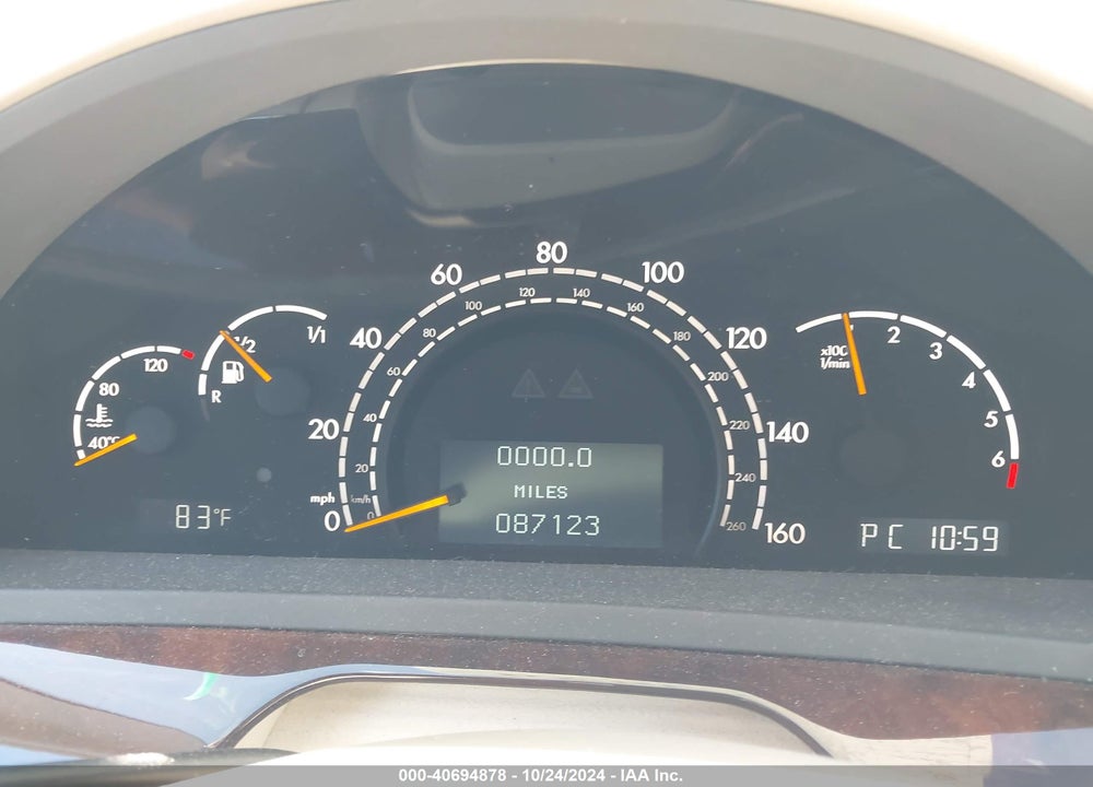 2005 MERCEDES-BENZ S 500 VIN: WDBNG75J25A453080