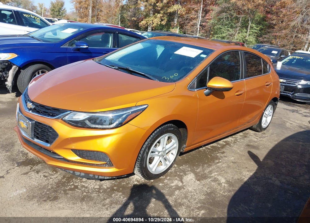 2017 CHEVROLET CRUZE LT AUTO VIN: 3G1BE6SM5HS562972
