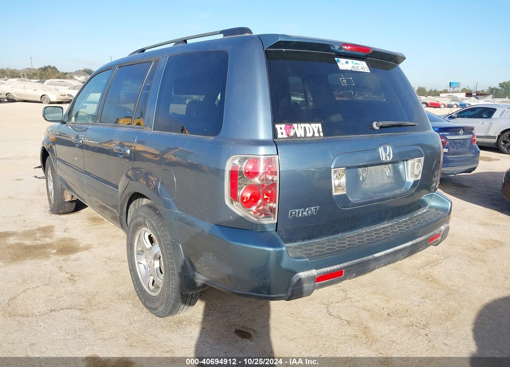 2006 HONDA PILOT EX-L VIN: 5FNYF28596B052394