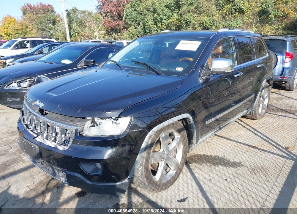 2012 JEEP GRAND CHEROKEE OVERLAND VIN: 1C4RJFCTXCC140346