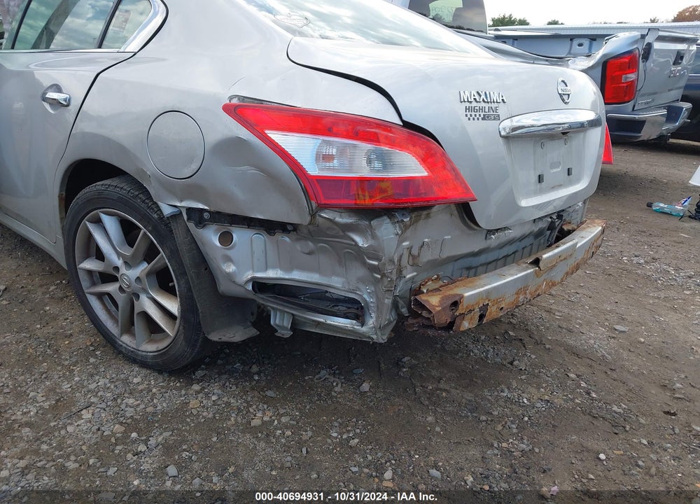 2009 NISSAN MAXIMA 3.5 SV VIN: 1N4AA51EX9C848686
