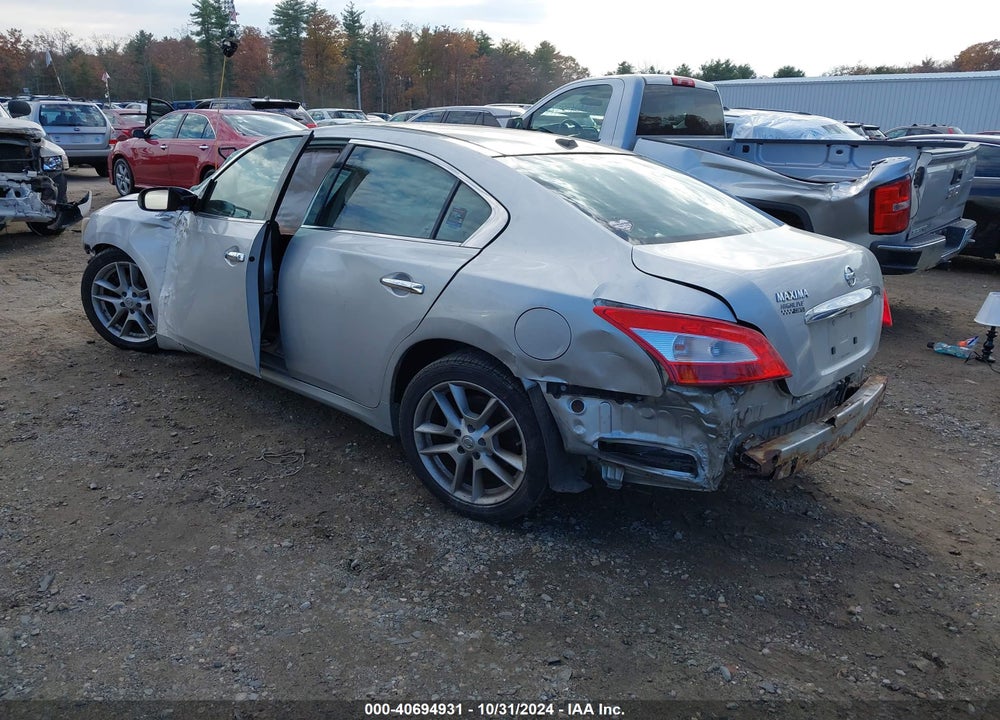 2009 NISSAN MAXIMA 3.5 SV VIN: 1N4AA51EX9C848686