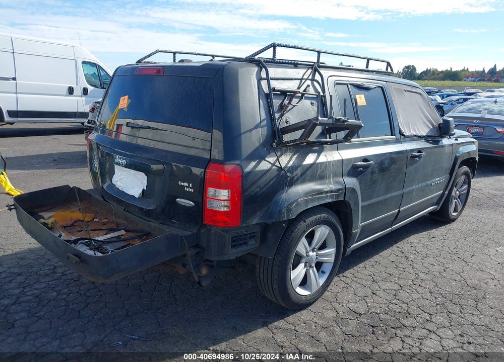 2013 JEEP PATRIOT LATITUDE VIN: 1C4NJPFB3DD169626