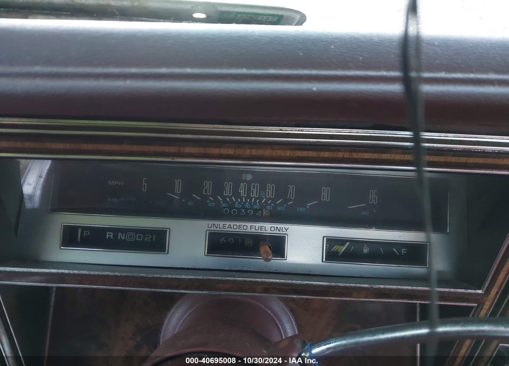 1984 OLDSMOBILE 98 REGENCY VIN: 1G3AG69Y5EM742079