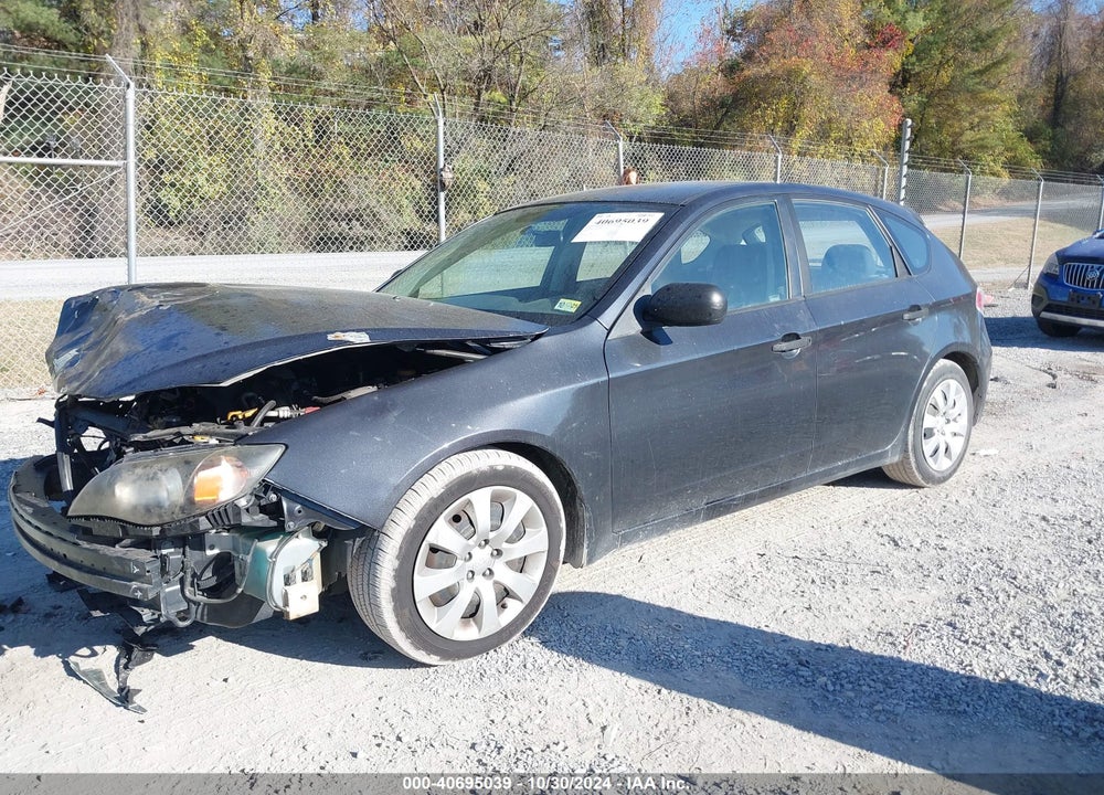 2008 SUBARU IMPREZA 2.5I VIN: JF1GH61608H818022