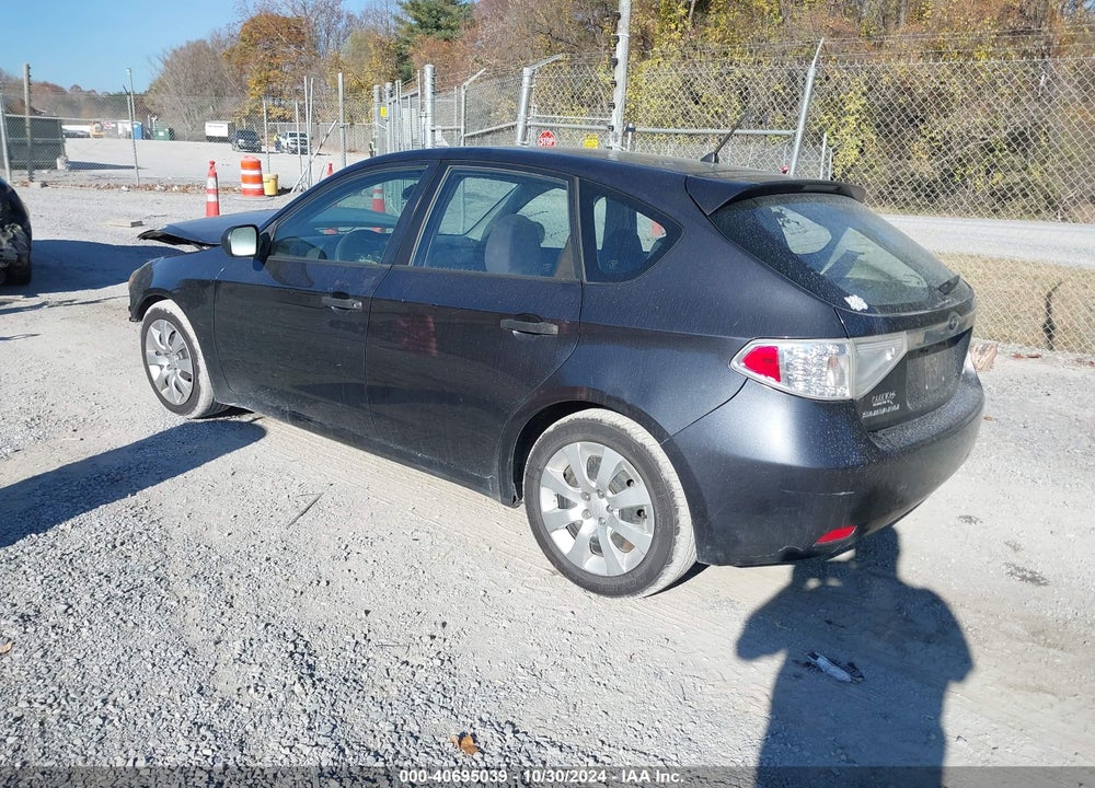 2008 SUBARU IMPREZA 2.5I VIN: JF1GH61608H818022