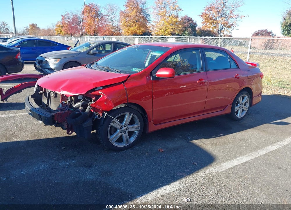 2013 TOYOTA COROLLA S VIN: 2T1BU4EE0DC035321