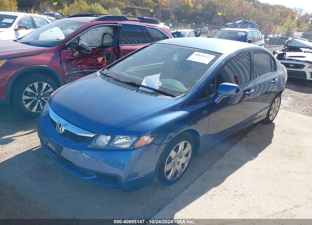 2009 HONDA CIVIC LX VIN: 19XFA16539E042943